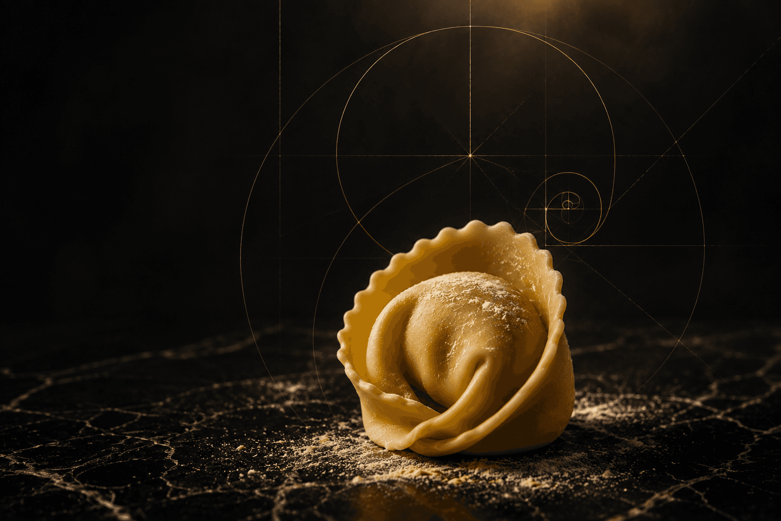 Handcrafted sculptural pasta by SOHO Dolce Lab